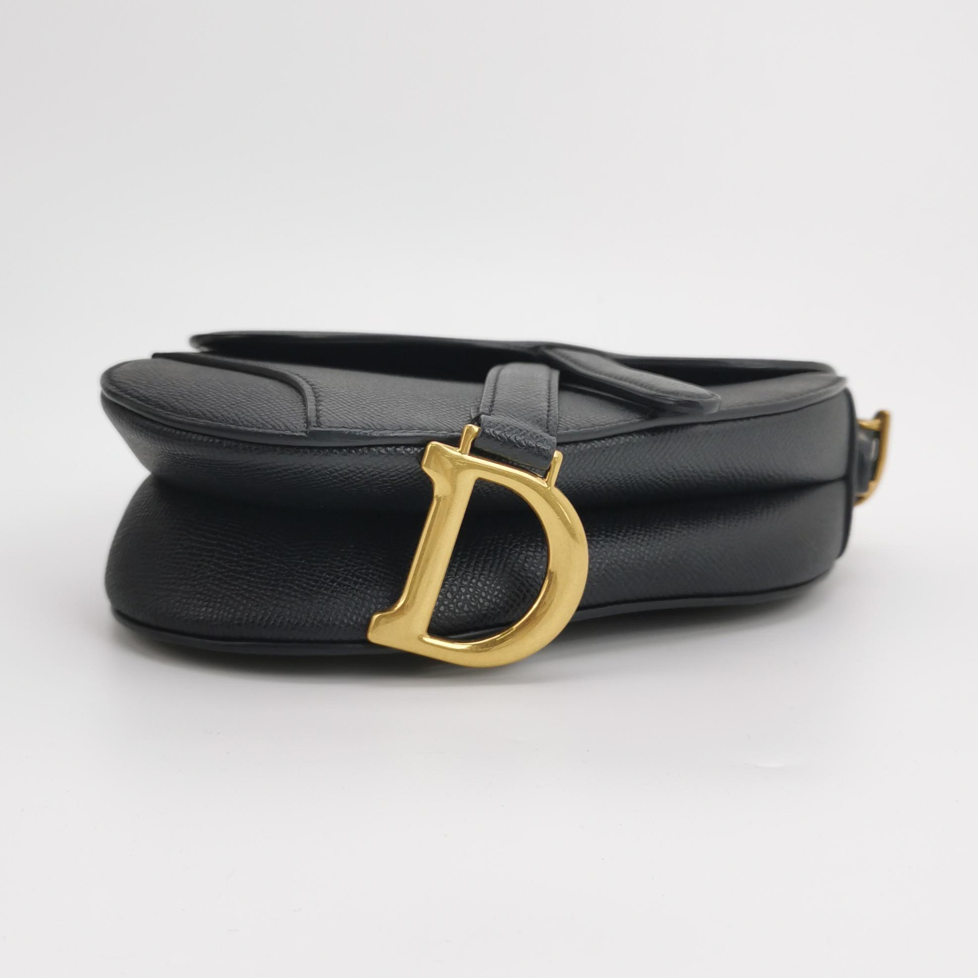 Christian Dior Saddle Handbag Leather Mini — photo 6 of 11