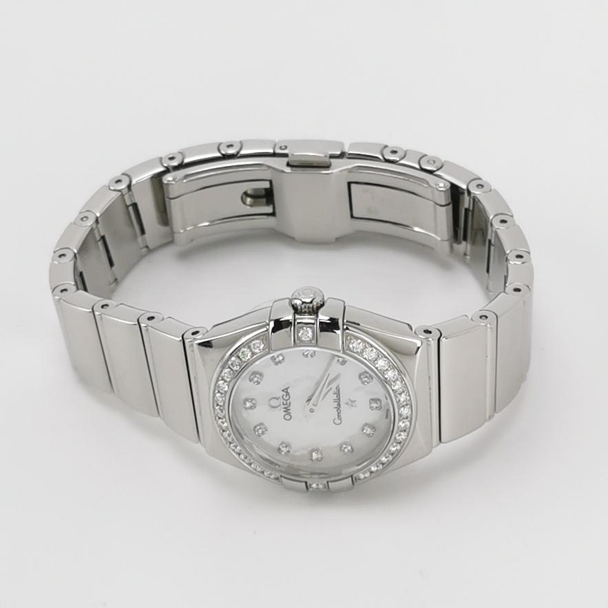 Omega Constellation Quartz Watch Stainless Steel with Diamond Bezel and Markers and Mother of Pearl 24 — photo 2 of 13
