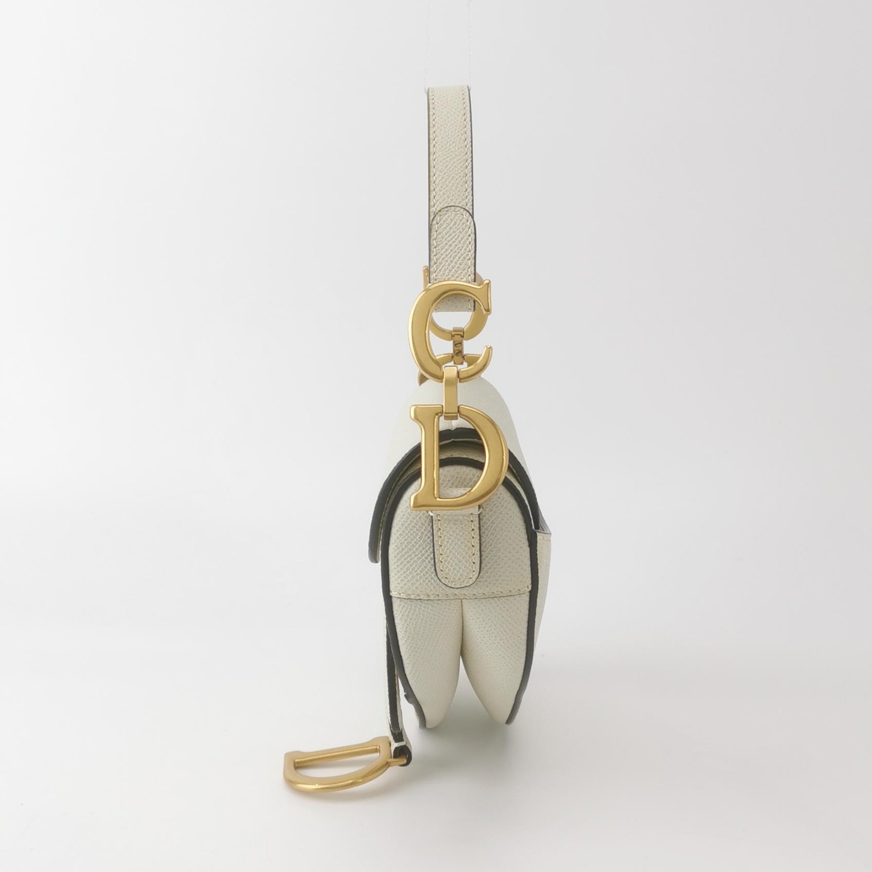Christian Dior Saddle Handbag Leather Mini — photo 3 of 13