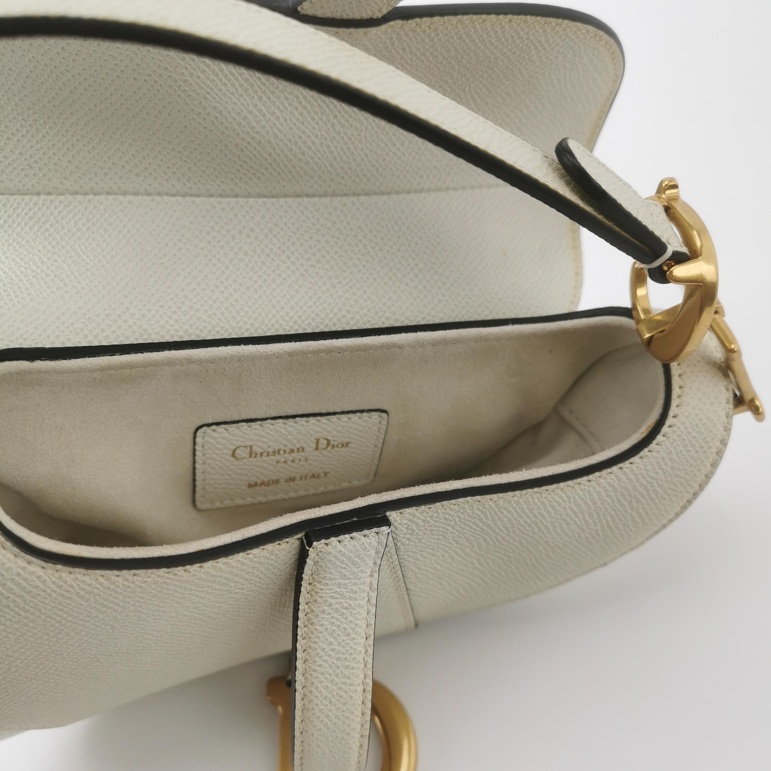 Christian Dior Saddle Handbag Leather Mini — photo 8 of 13