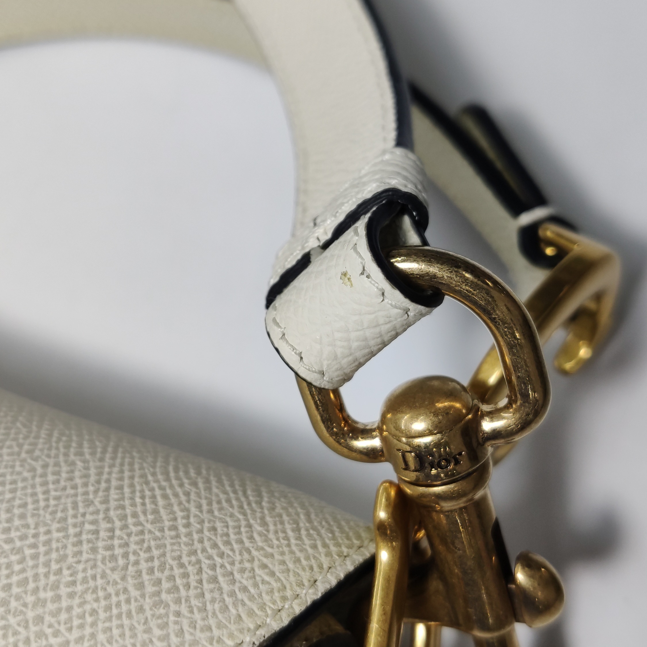 Christian Dior Saddle Handbag Leather Mini — photo 12 of 13