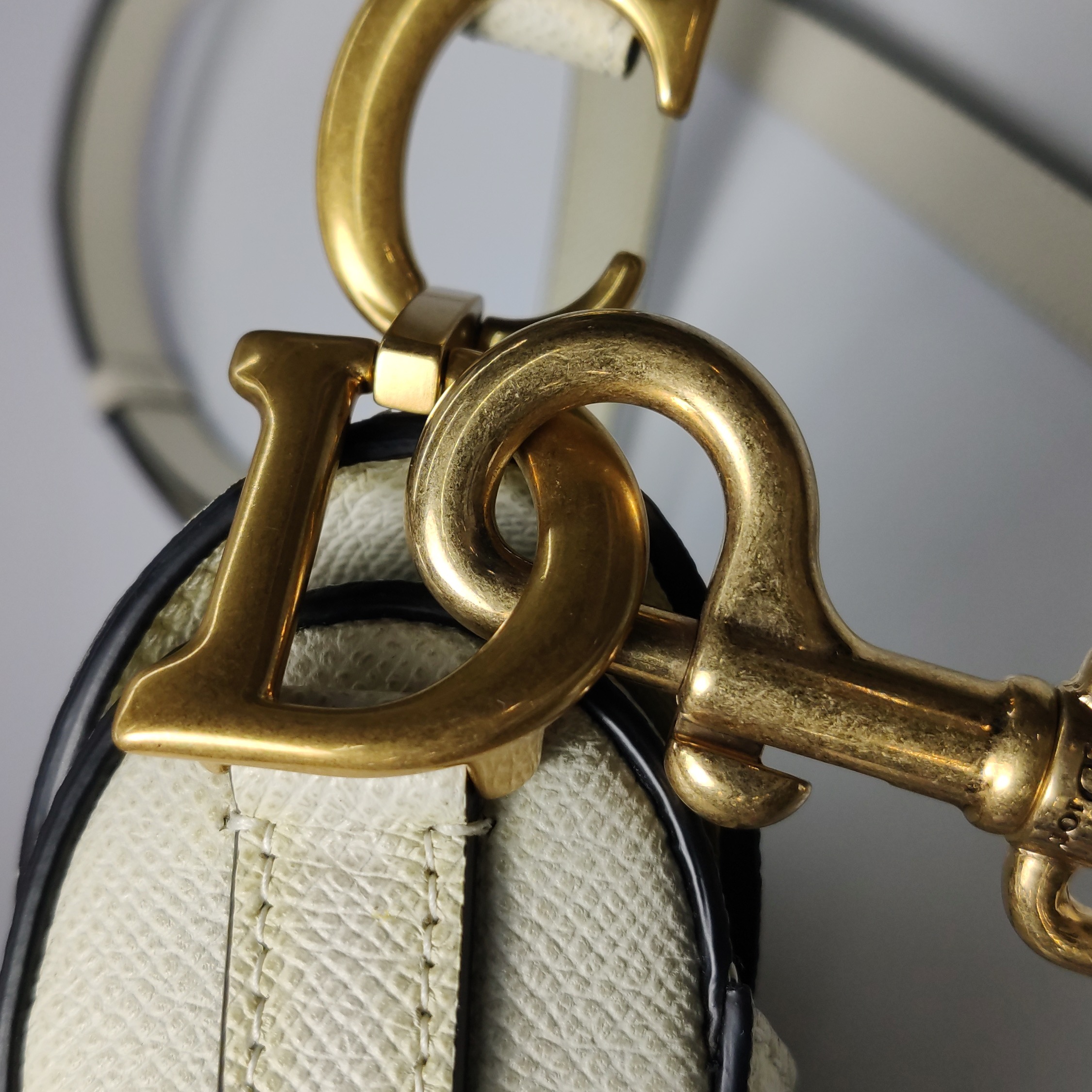 Christian Dior Saddle Handbag Leather Mini — photo 11 of 13