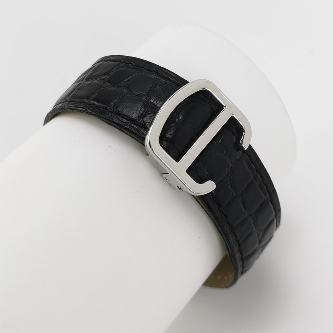 Cartier Must de Cartier Tank Quartz Watch Stainless Steel and Satin with Diamond Bezel 24 — photo 5 of 10