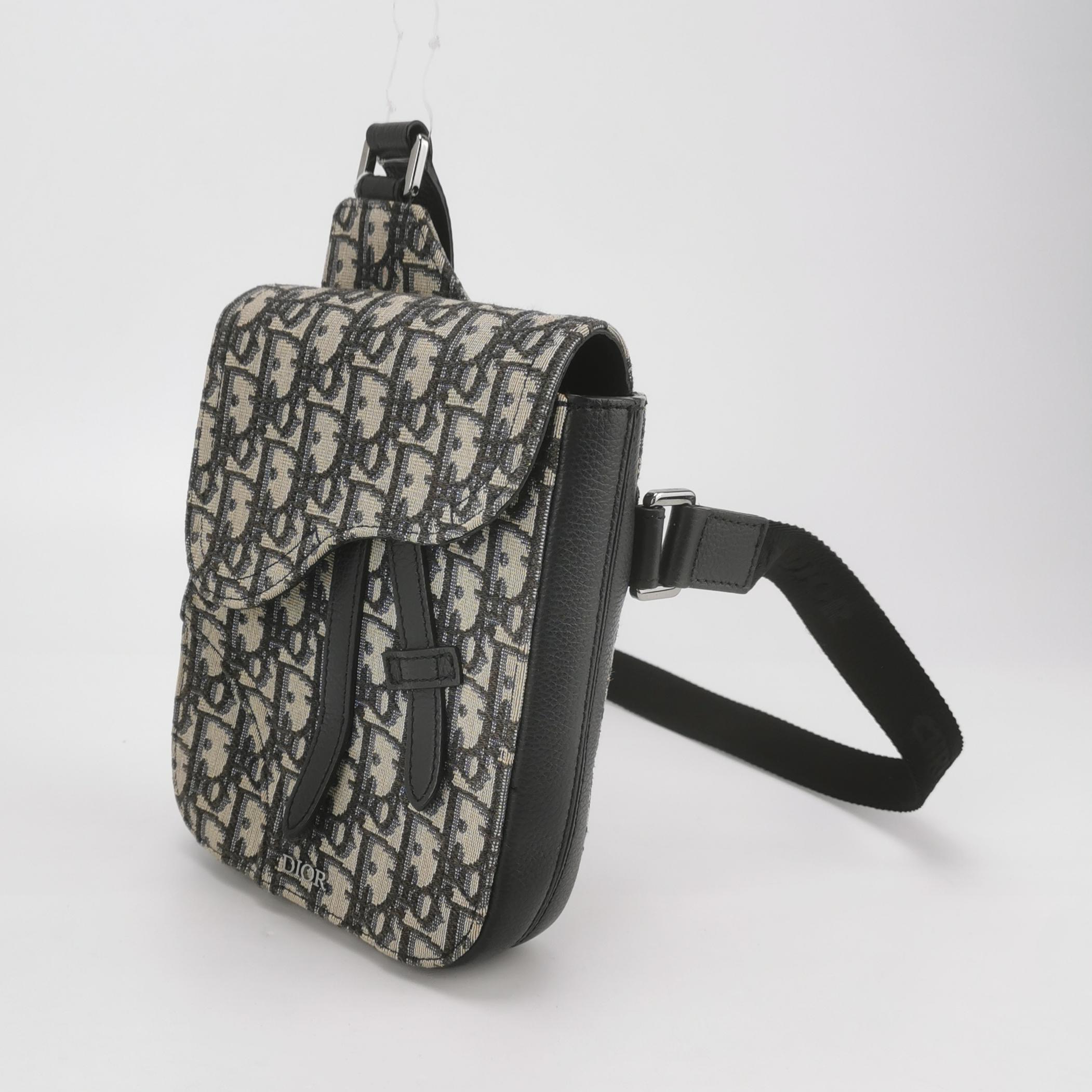 Christian Dior Saddle Rectangular Crossbody Pouch Oblique Canvas — photo 3 of 15