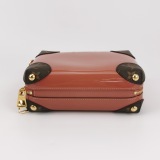 Louis Vuitton(LV) Venice Handbag Vernis with Monogram Canvas — thumbnail 6