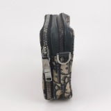 Christian Dior Double Zip Crossbody Pouch Oblique Canvas — thumbnail 3