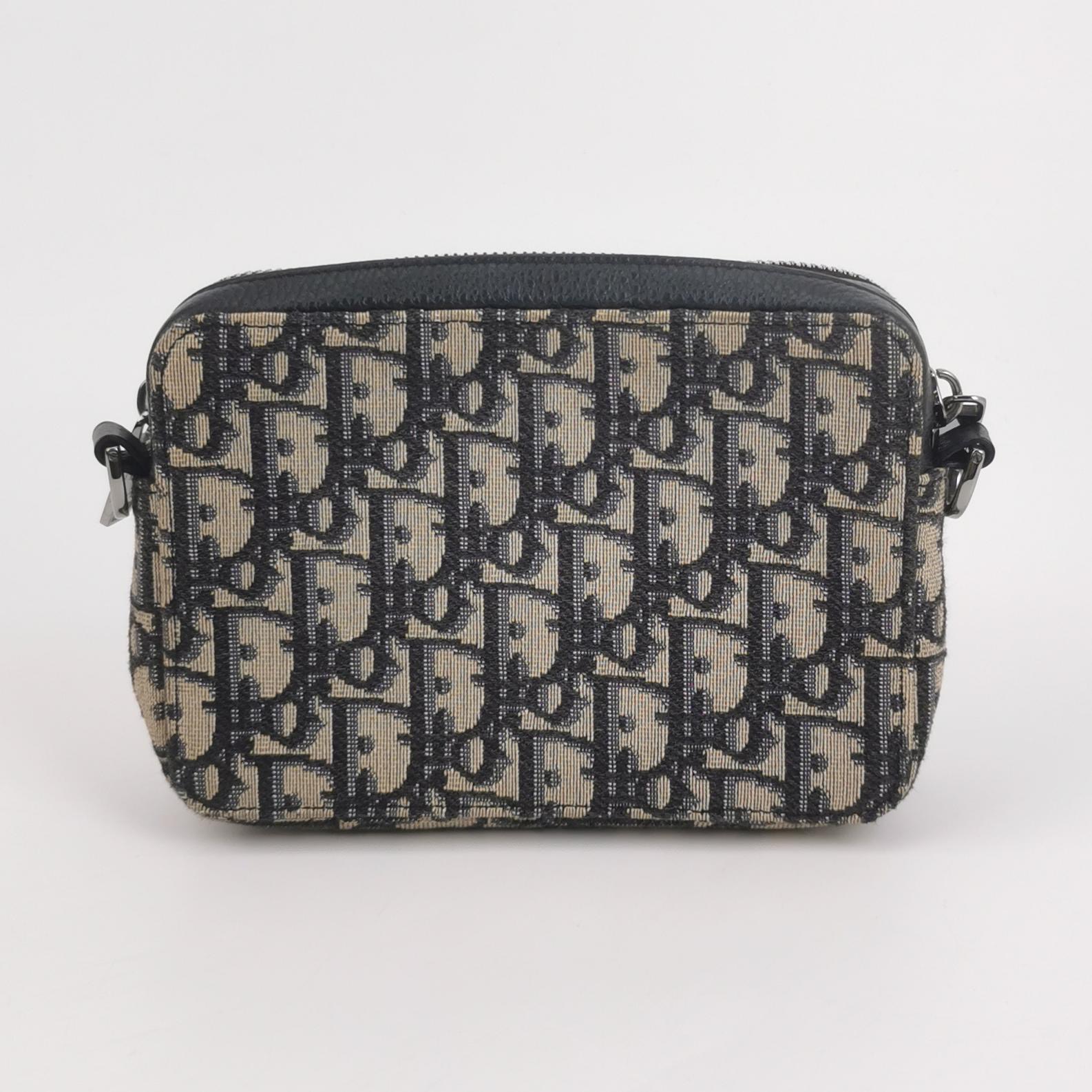 Christian Dior Double Zip Crossbody Pouch Oblique Canvas — photo 5 of 14