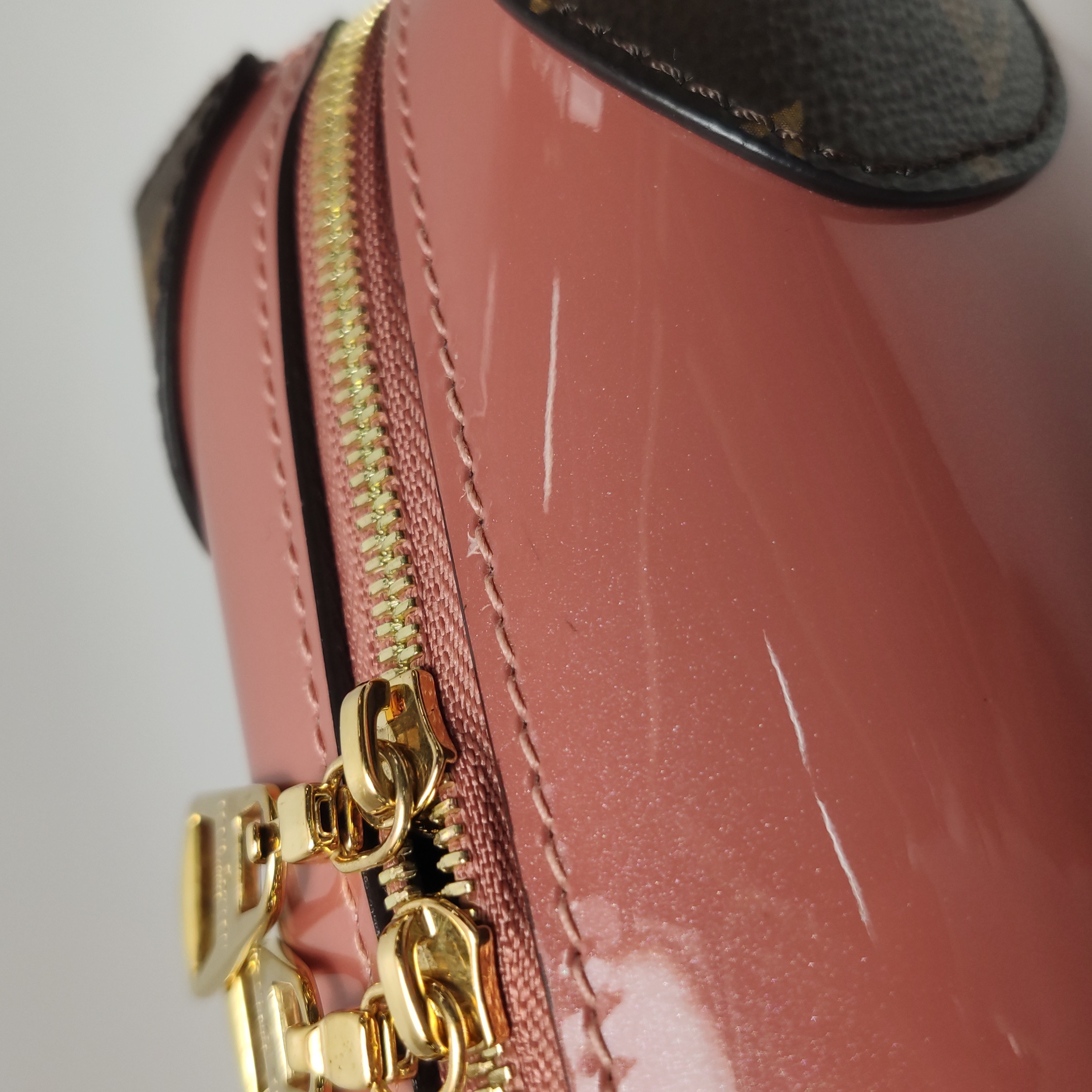 Louis Vuitton(LV) Venice Handbag Vernis with Monogram Canvas — photo 13 of 22