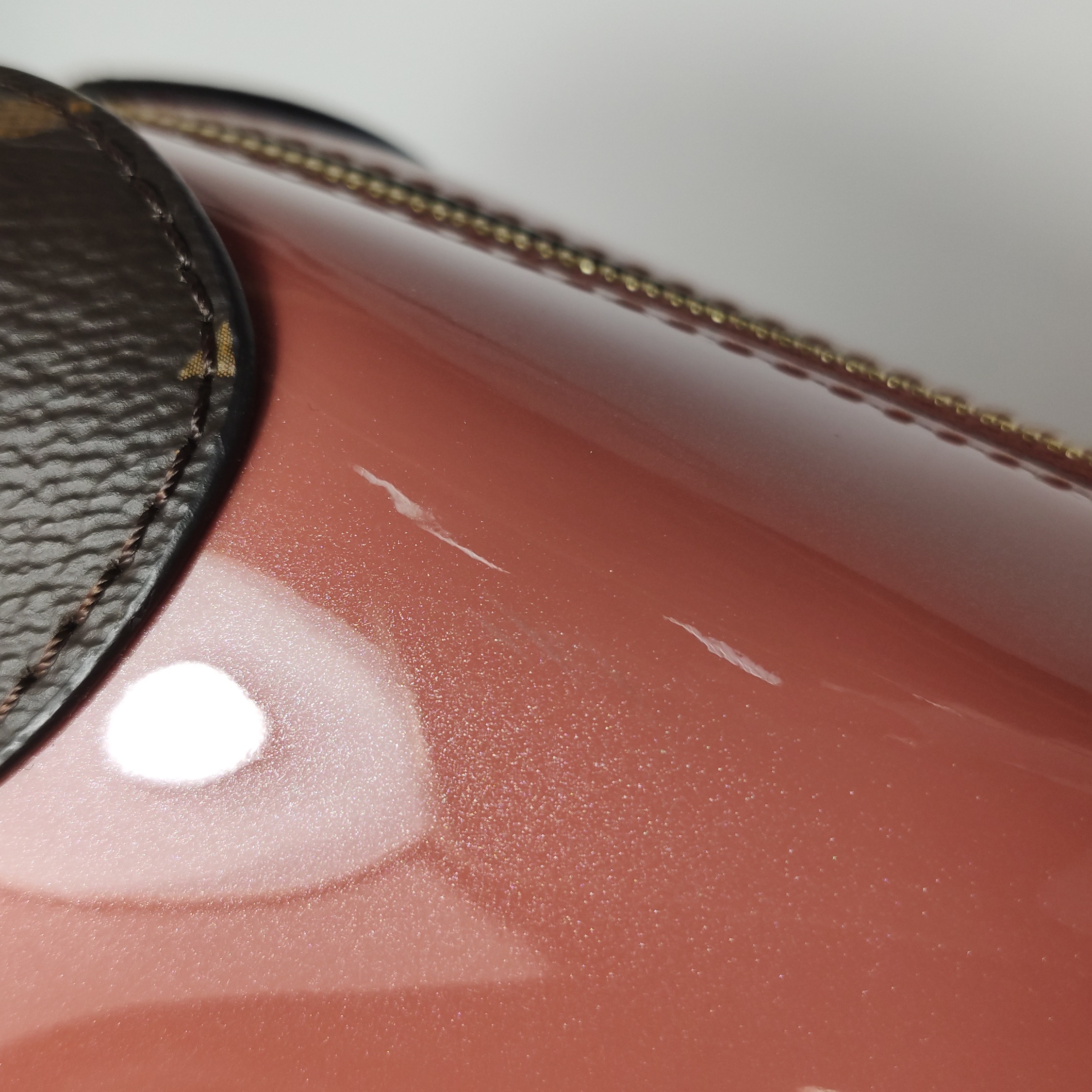 Louis Vuitton(LV) Venice Handbag Vernis with Monogram Canvas — photo 19 of 22