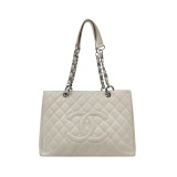 Chanel Grand Shopping Tote Quilted Caviar — thumbnail 1