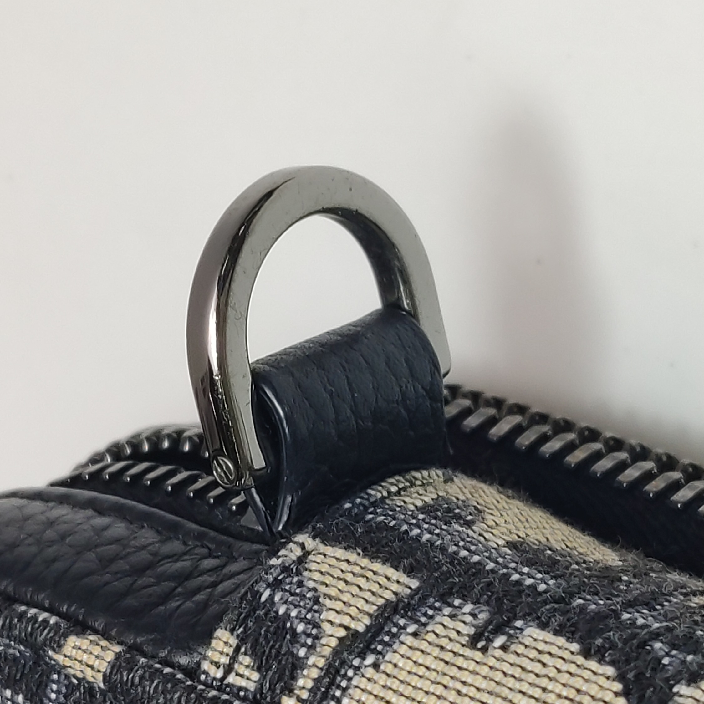Christian Dior Double Zip Crossbody Pouch Oblique Canvas — photo 12 of 14