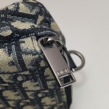 Christian Dior Double Zip Crossbody Pouch Oblique Canvas — thumbnail 10
