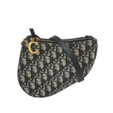 Christian Dior Saddle Triple Zip Crossbody Pouch Oblique Canvas — thumbnail 1