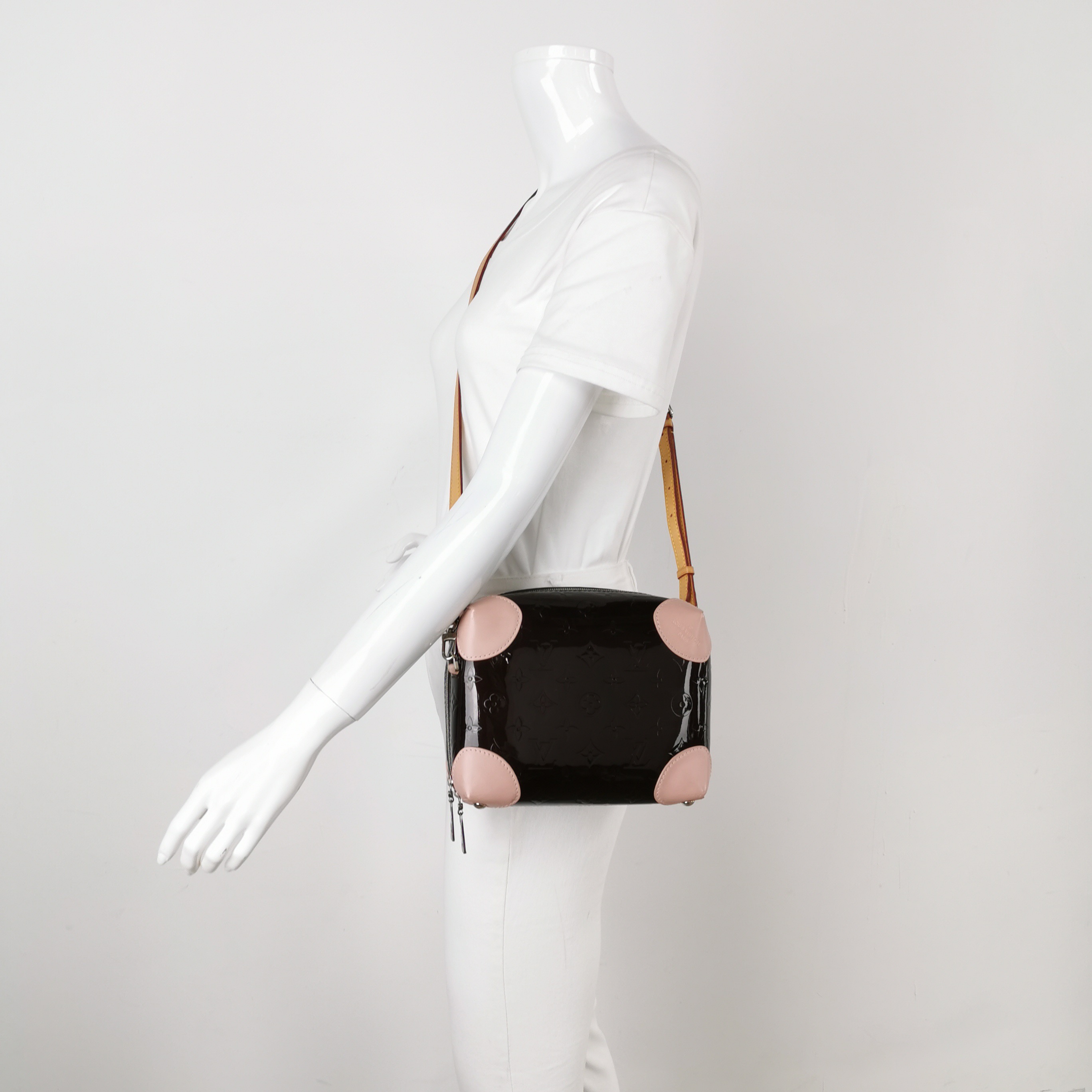 Louis Vuitton(LV) Venice Handbag Vernis with Monogram Canvas — alternate view