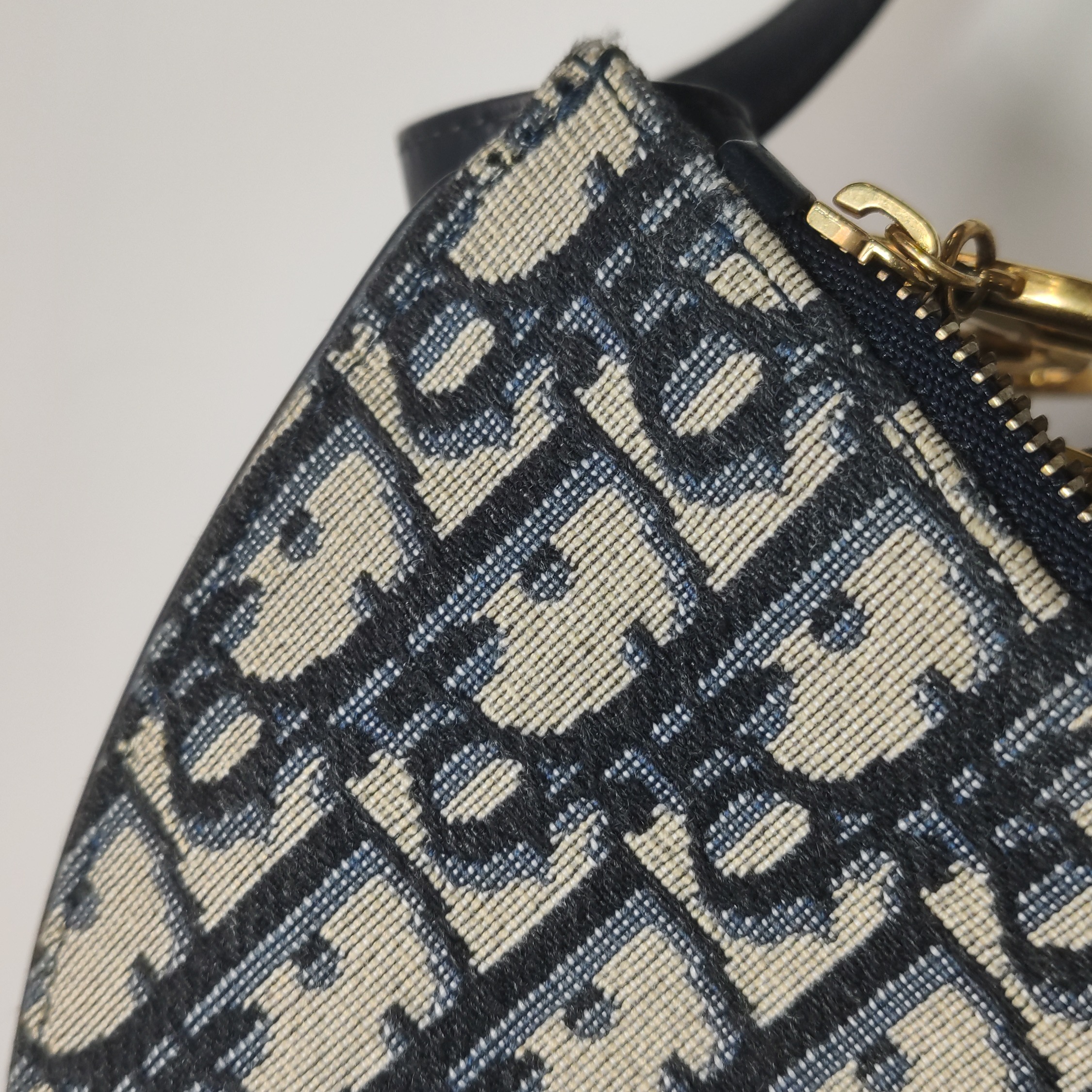 Christian Dior Saddle Triple Zip Crossbody Pouch Oblique Canvas — photo 12 of 14