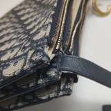 Christian Dior Saddle Triple Zip Crossbody Pouch Oblique Canvas — thumbnail 9