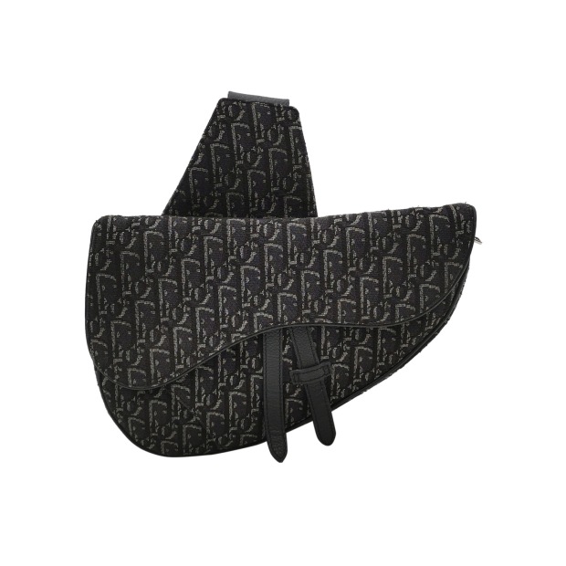 Christian Dior Saddle Crossbody Bag Oblique Canvas — pre-owned, Vierlot