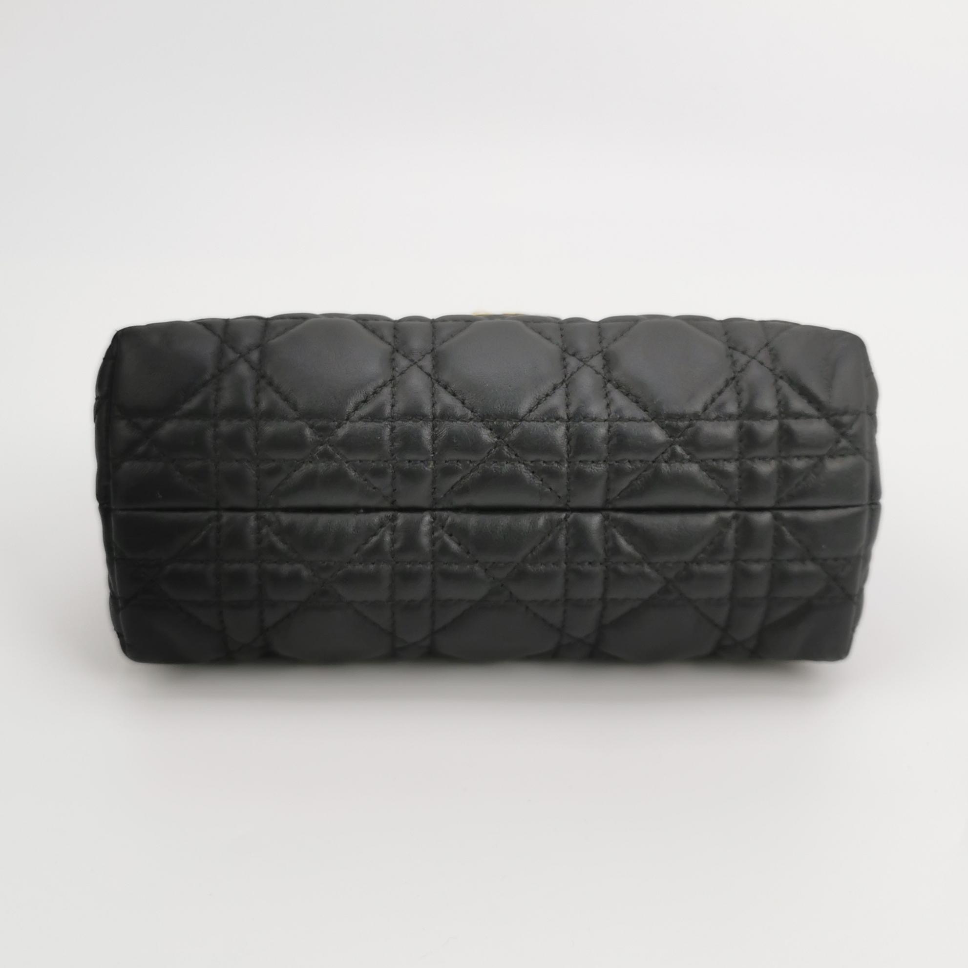 Christian Dior Jolie Top Handle Chain Bag Cannage Quilt Lambskin Mini — photo 6 of 15