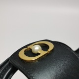 Christian Dior Jolie Top Handle Chain Bag Cannage Quilt Lambskin Mini — thumbnail 14