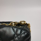 Christian Dior Jolie Top Handle Chain Bag Cannage Quilt Lambskin Mini — thumbnail 13