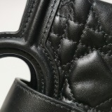Christian Dior Jolie Top Handle Chain Bag Cannage Quilt Lambskin Mini — thumbnail 11