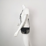 Christian Dior Saddle Buckle Flap Messenger Bag Oblique Canvas and Leather Mini — thumbnail 2