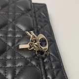 Christian Dior My Dior Top Handle Flap Bag Cannage Quilt Lambskin Mini — thumbnail 9
