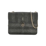 Bvlgari Serpenti Forever Square Shoulder Bag Leather and Stingray Small — thumbnail 1