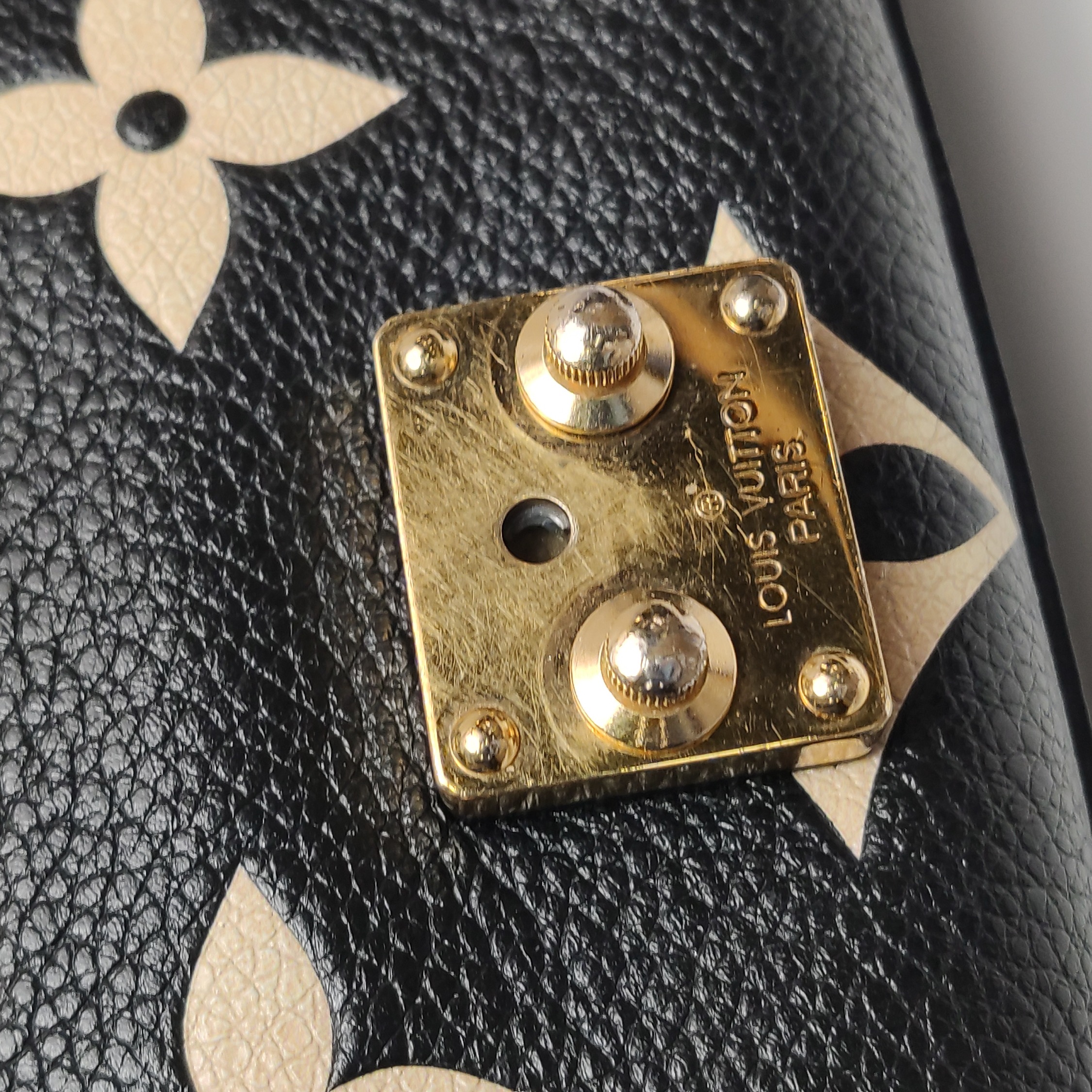Louis Vuitton(LV) Madeleine Handbag Bicolor Monogram Empreinte Giant BB — photo 13 of 14