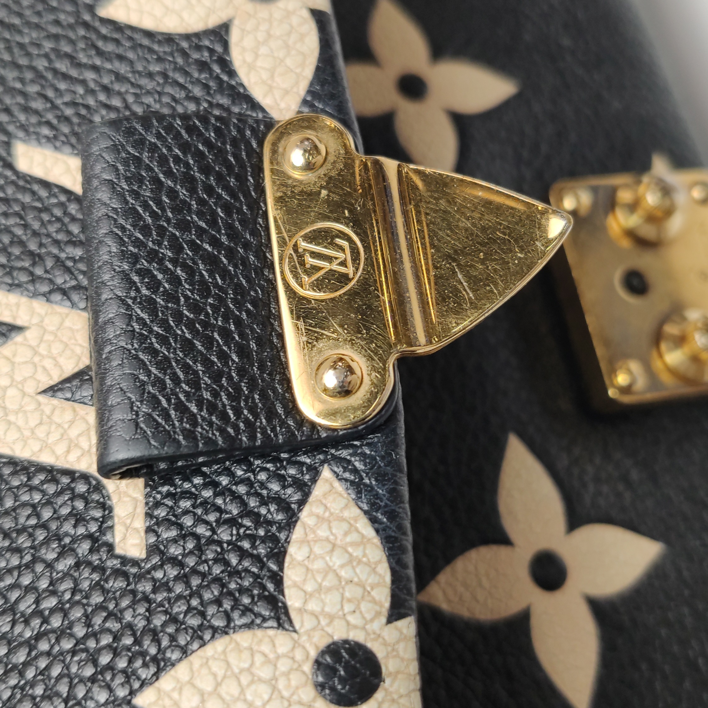 Louis Vuitton(LV) Madeleine Handbag Bicolor Monogram Empreinte Giant BB — photo 12 of 14