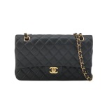 Chanel Classic Double Flap Bag Quilted Caviar Medium — thumbnail 1