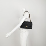 Chanel Classic Double Flap Bag Quilted Caviar Medium — thumbnail 2