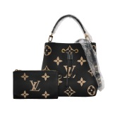 Louis Vuitton(LV) NeoNoe Handbag Bicolor Monogram Empreinte Giant MM — thumbnail 1