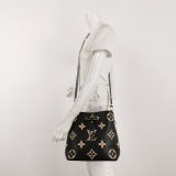 Louis Vuitton(LV) NeoNoe Handbag Bicolor Monogram Empreinte Giant MM — thumbnail 2