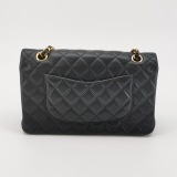 Chanel Classic Double Flap Bag Quilted Caviar Medium — thumbnail 3