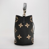 Louis Vuitton(LV) NeoNoe Handbag Bicolor Monogram Empreinte Giant MM — thumbnail 3