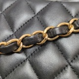 Chanel Classic Double Flap Bag Quilted Caviar Medium — thumbnail 12