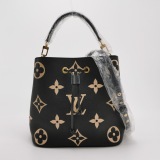 Louis Vuitton(LV) NeoNoe Handbag Bicolor Monogram Empreinte Giant MM — thumbnail 5