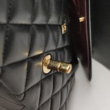 Chanel Classic Double Flap Bag Quilted Caviar Medium — thumbnail 13