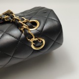 Chanel Classic Double Flap Bag Quilted Caviar Medium — thumbnail 10