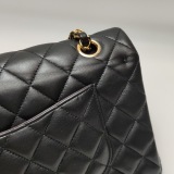 Chanel Classic Double Flap Bag Quilted Caviar Medium — thumbnail 14