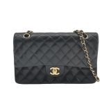 Chanel Classic Double Flap Bag Quilted Caviar Medium — thumbnail 1