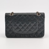 Chanel Classic Double Flap Bag Quilted Caviar Medium — thumbnail 3