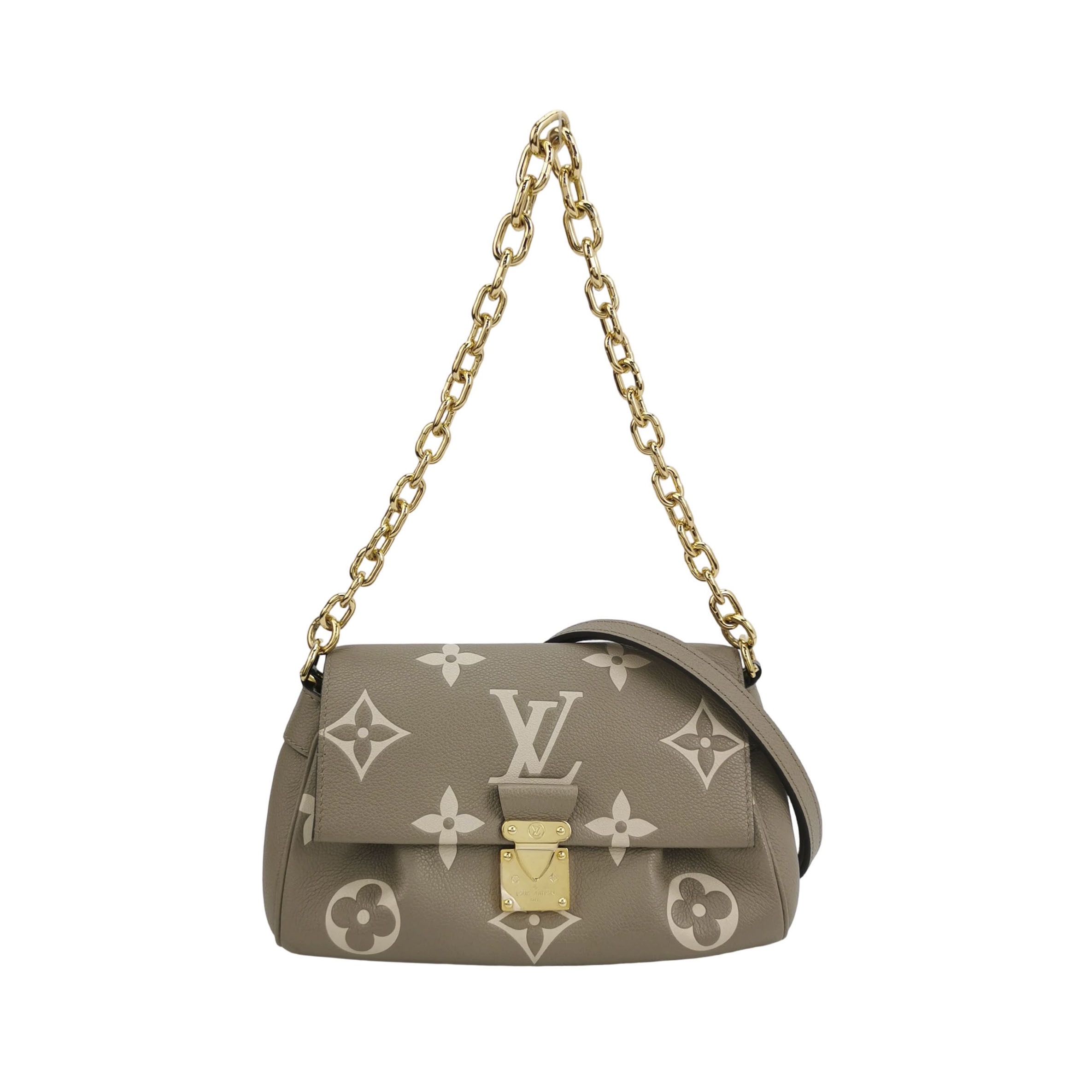 Louis Vuitton(LV) Favorite NM Handbag Bicolor Monogram Empreinte Giant — photo 1 of 16