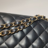 Chanel Classic Double Flap Bag Quilted Caviar Medium — thumbnail 12