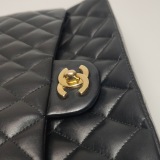 Chanel Classic Double Flap Bag Quilted Caviar Medium — thumbnail 9