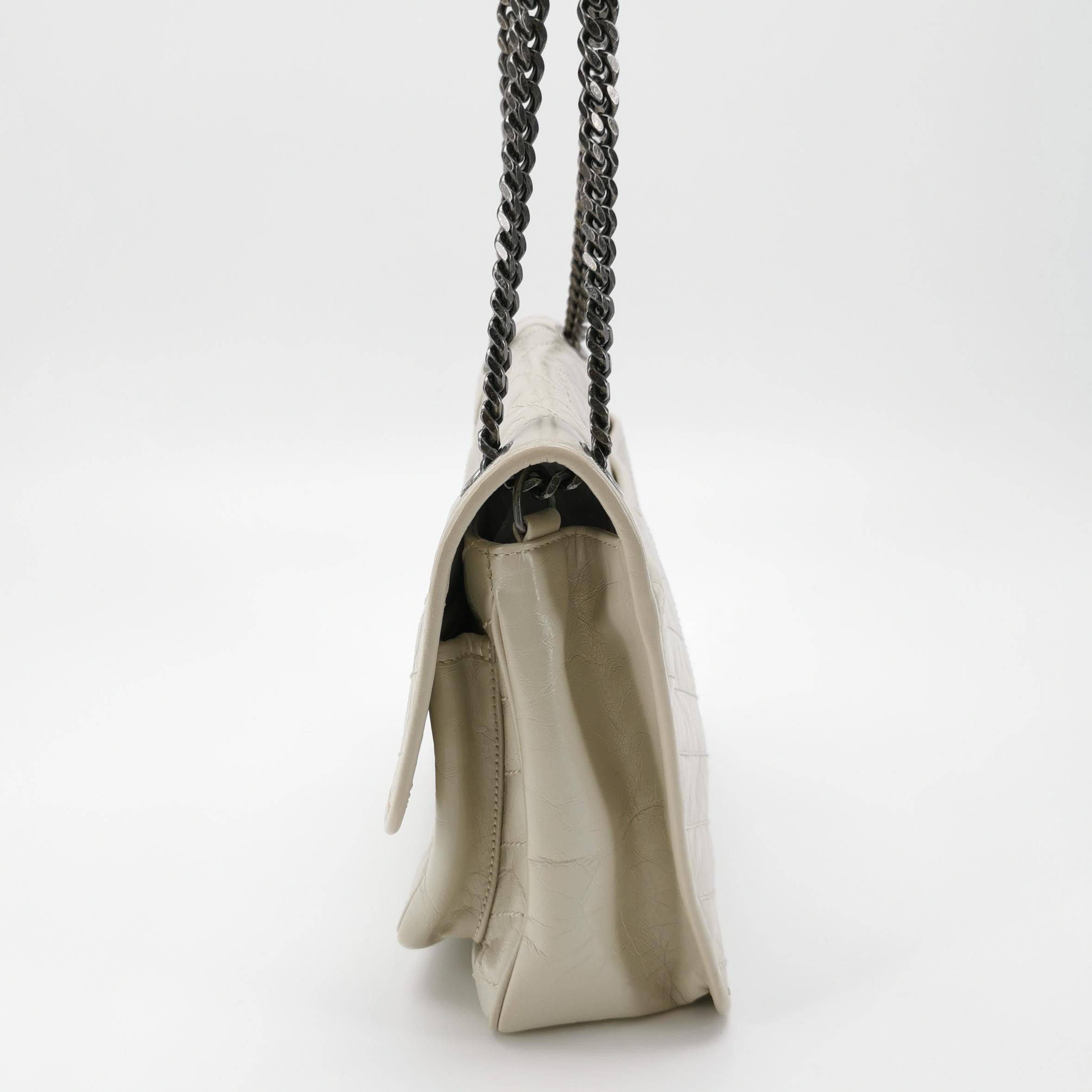 Saint Laurent Niki Chain Flap Bag Matelasse Chevron Leather Medium — photo 4 of 20