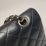 Chanel Classic Double Flap Bag Quilted Caviar Medium — thumbnail 10