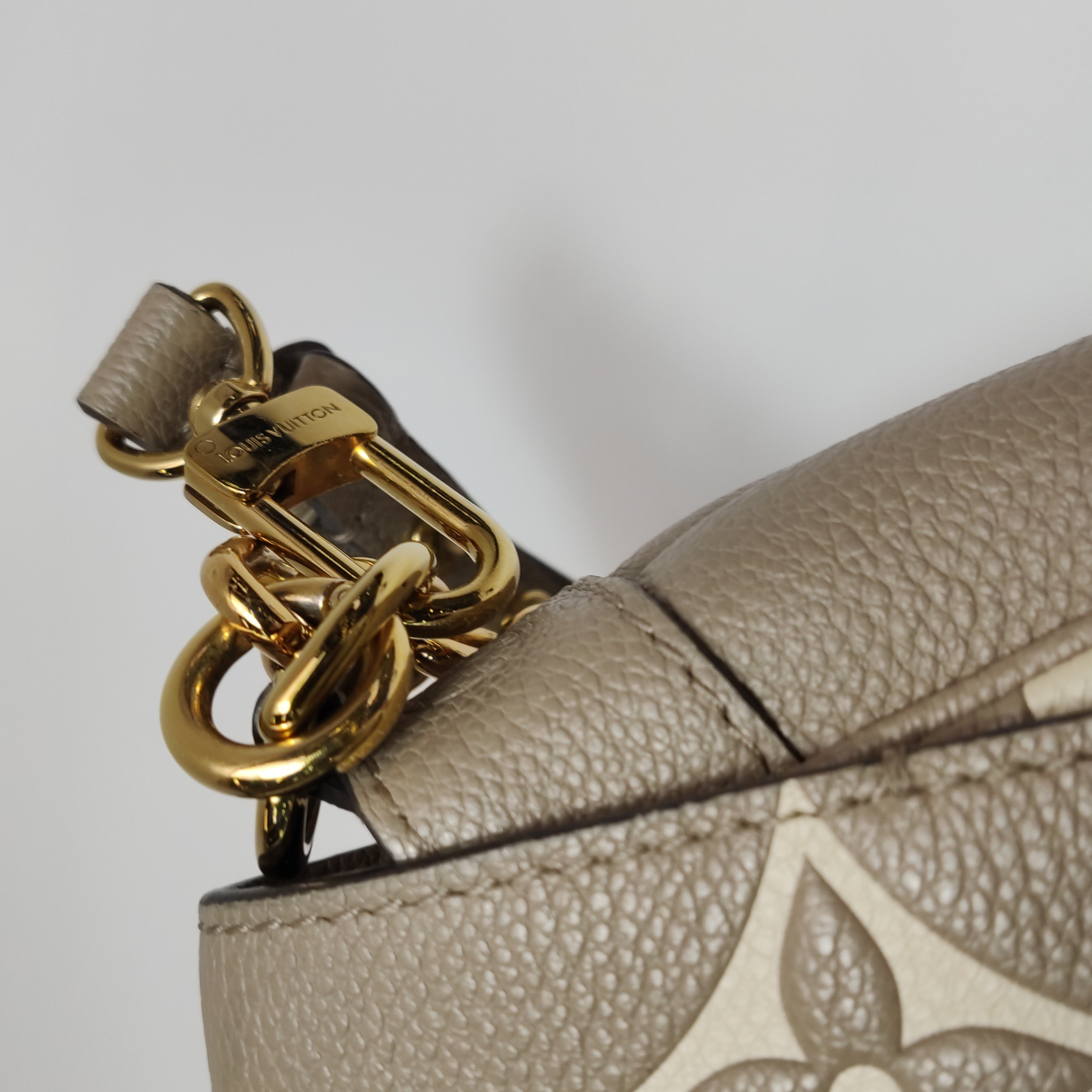 Louis Vuitton(LV) Favorite NM Handbag Bicolor Monogram Empreinte Giant — photo 13 of 16