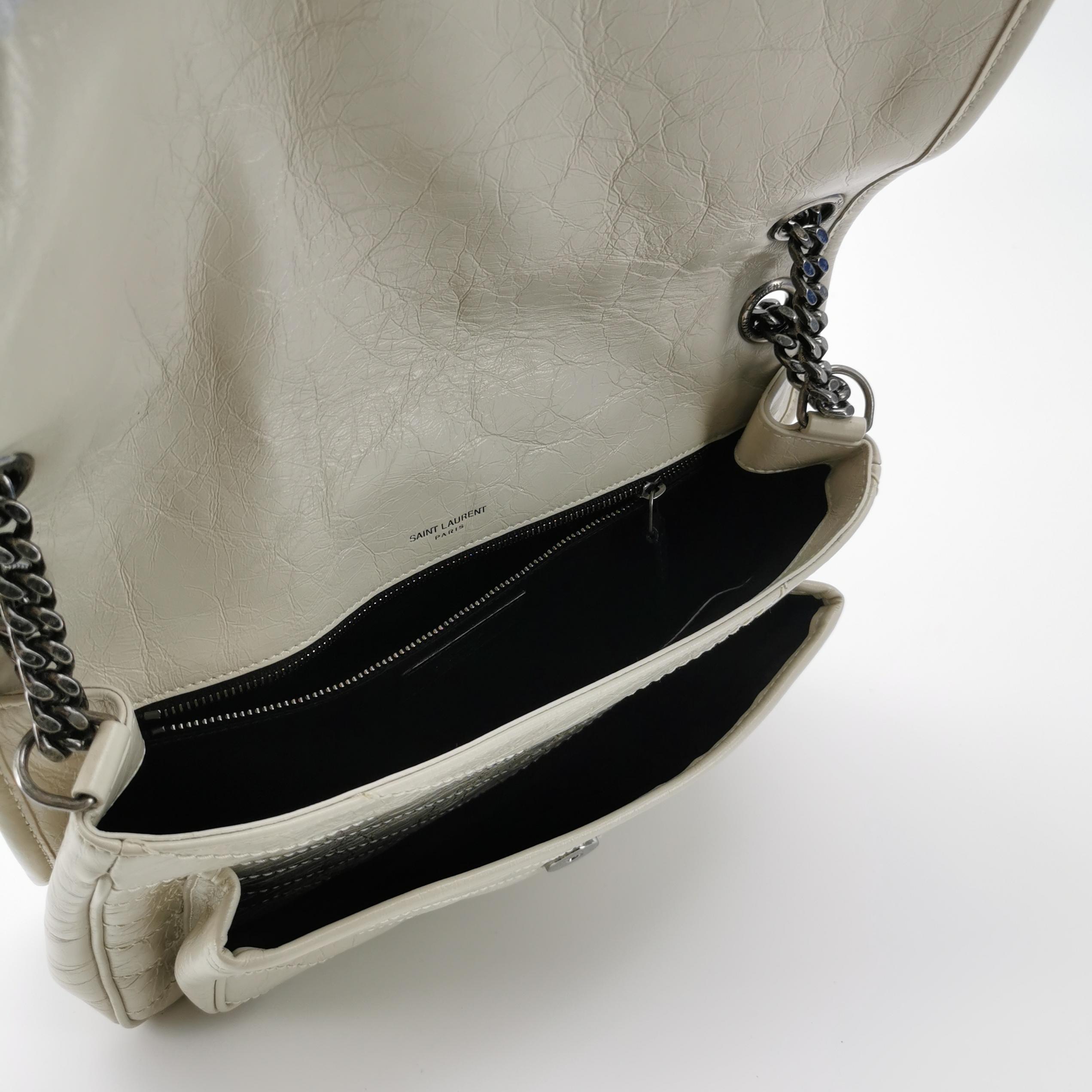 Saint Laurent Niki Chain Flap Bag Matelasse Chevron Leather Medium — photo 7 of 20